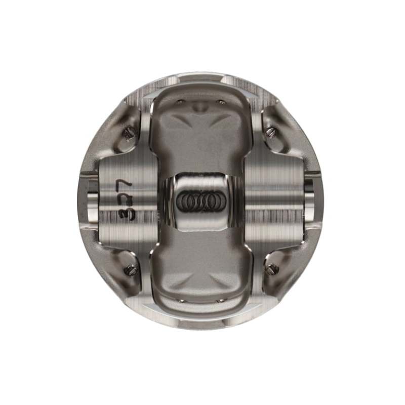 Wiseco Mitsubishi 4G63 7-Bolt 12cc Dish 8.5:1 Compression Piston Set - BLOX Racing