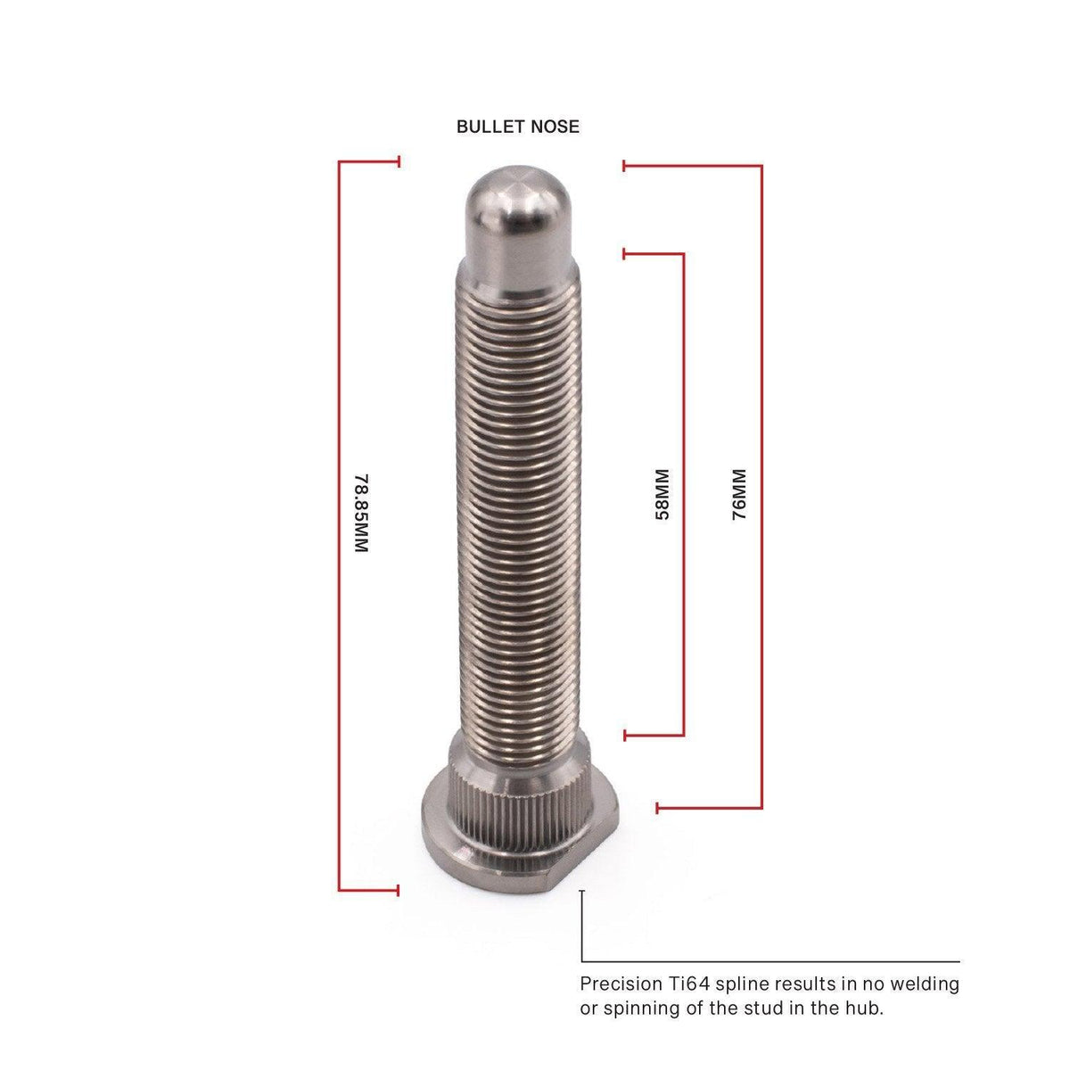 Xtreme Honda Titanium Wheel Studs