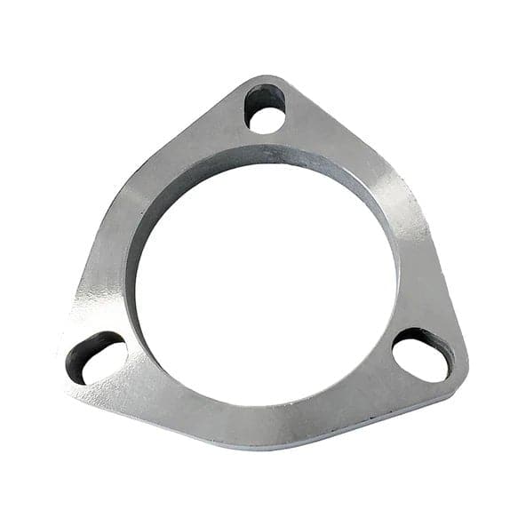 3 Inner Diameter 2 Bolts Exhaust Flange for Car Universal Exhaust Manifold  Downpipe Gasket Silver Tone 