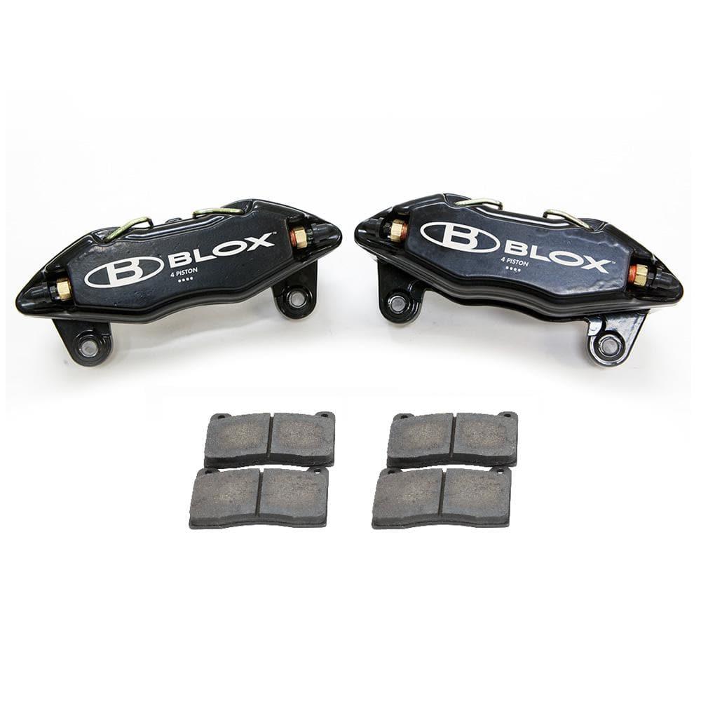 4-Piston Calipers w/Brake Pads - BLOX Racing