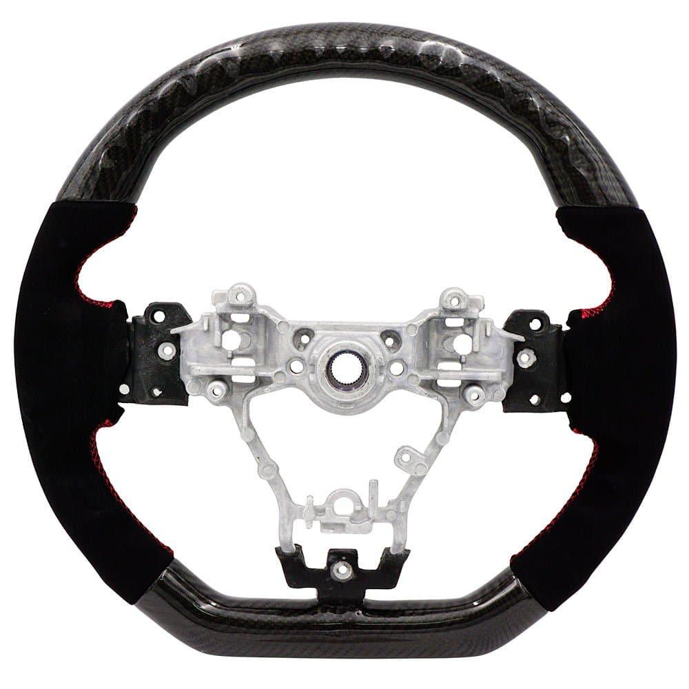 Carbon/Alcantara Steering Wheel - Subaru 15-21 WRX/STi - BLOX Racing