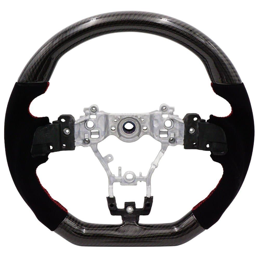 Carbon/Alcantara Steering Wheel - Subaru 15-21 WRX/STi - BLOX Racing