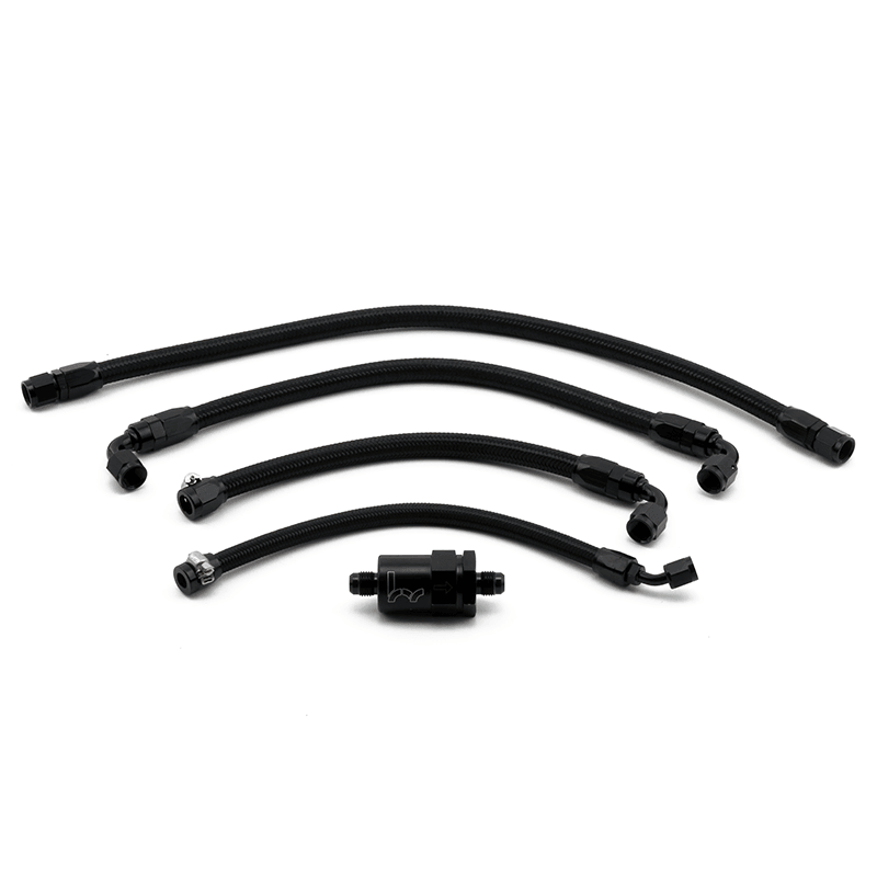 Hybrid Racing K-Series Swap Tucked Fuel Line Kit (92-00 Civic & 94-01 Integra) - BLOX Racing