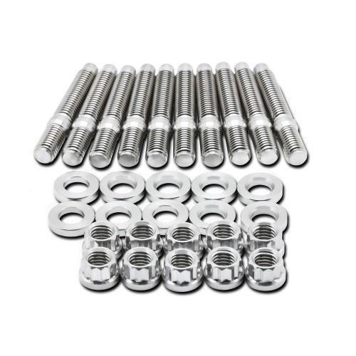 Stainless Steel Exhaust Manifold Studs - M8x1.25x45mm 7-10 Piece Kits - BLOX Racing