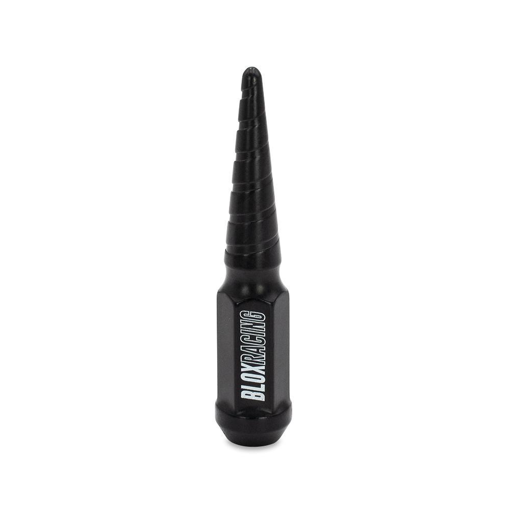 Twist Flat Black Spiked Forged Lug Nut - BLOX Racing