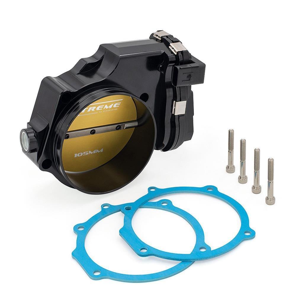 Xtreme 105 mm DBW Throttle Body Black - 2015+ Dodge Hellcat &amp; Jeep Trackhawk - BLOX Racing